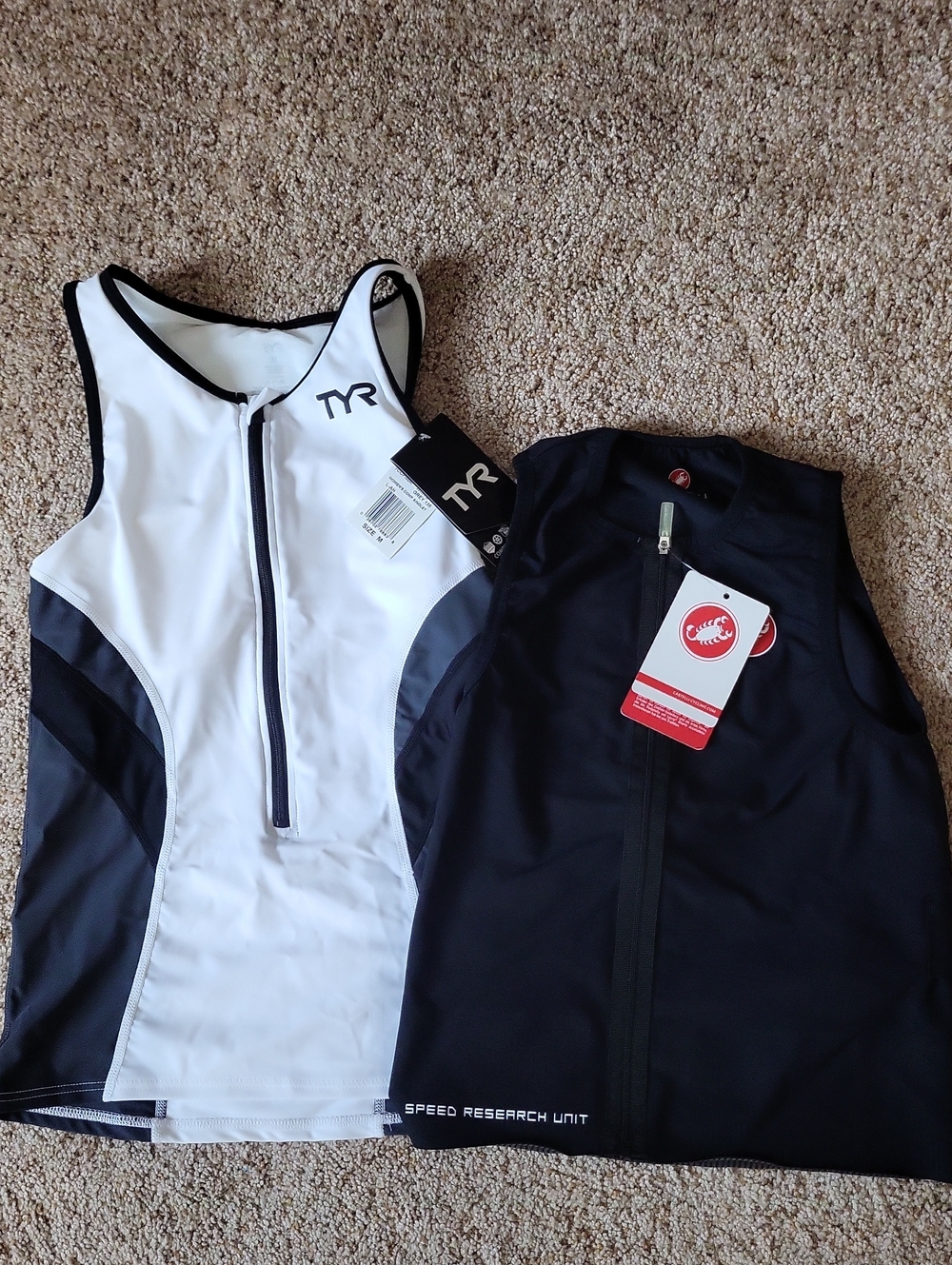 TYR And Castelli Swim TRI Tops